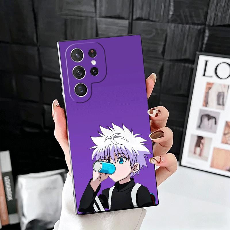 

Hunter X-Hunters Cute Soft Phone Case for Samsung Galaxy S26 S25 Edge S24 Ultra S23 Plus S22 S21 FE S20 Black Cover Back Shell Samsung S23 Ultra