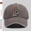 Pc Cat Face Collage Print Baseball Cap with Trendy Printed Design Sun Hat Party Decoration Hat Comfortable and Lightweight Tr
