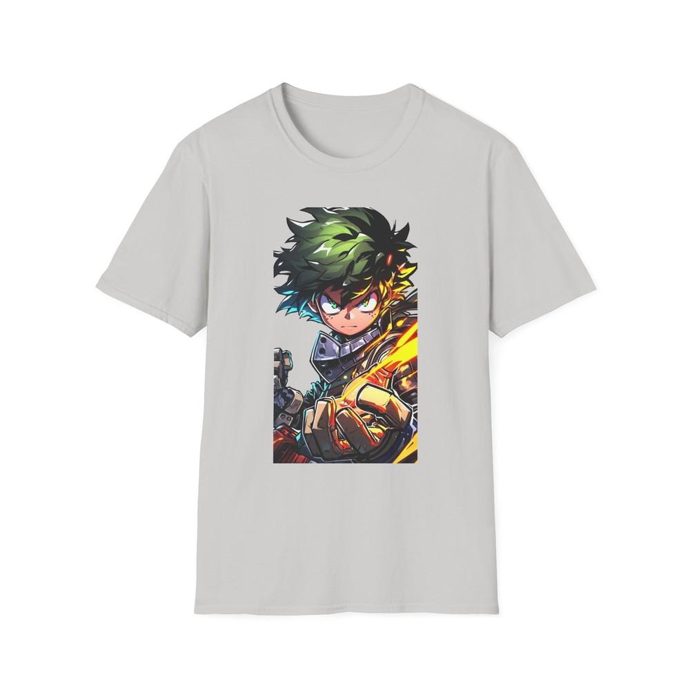 Anime Soft TShirt Izuku Midoriya Unisex Jl Anime Front Printed