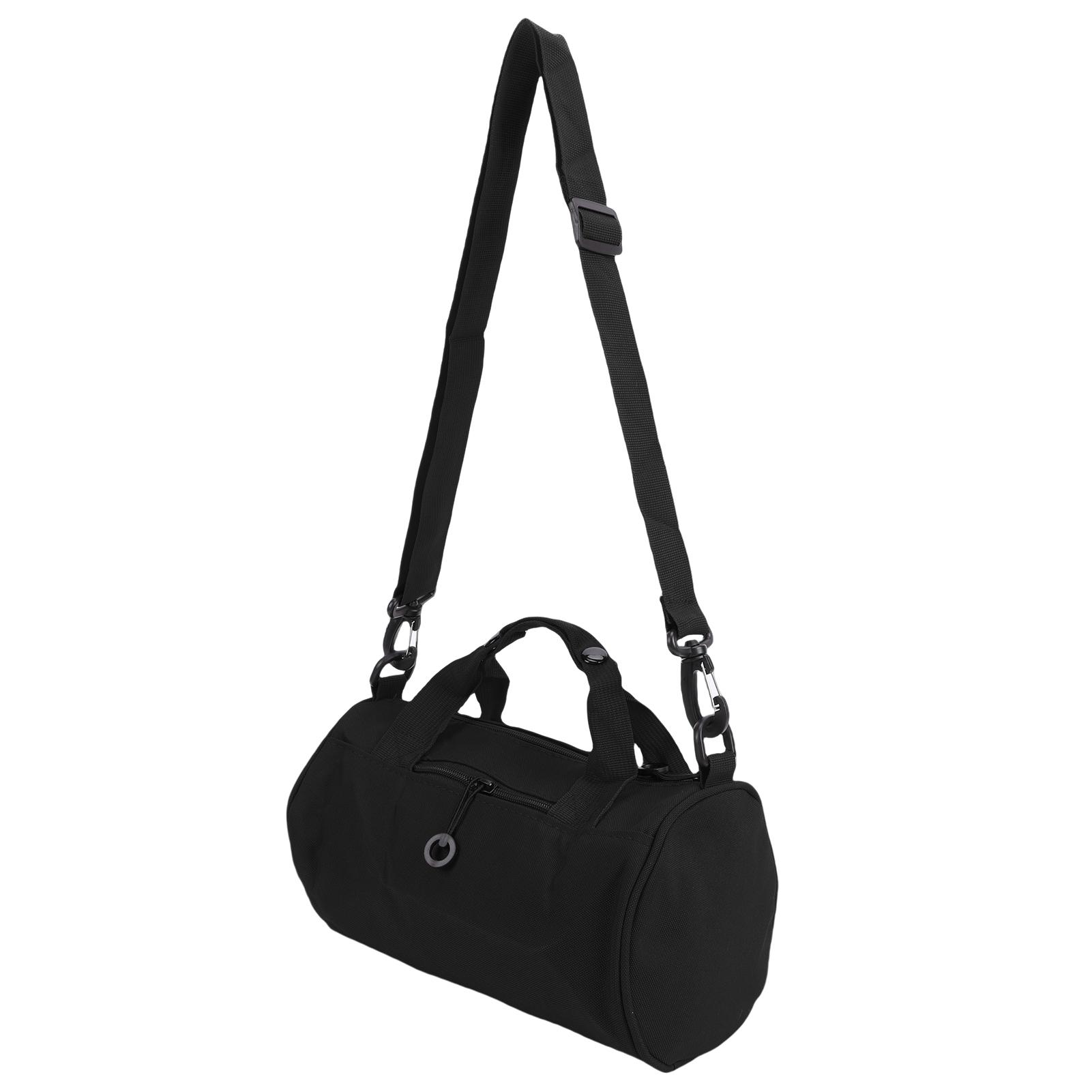 Маленькая спортивная сумка Стильная водонепроницаемая Оксфордская ткань Дорожная сумка на ночь для активного отдыха Деловая поездка Черная