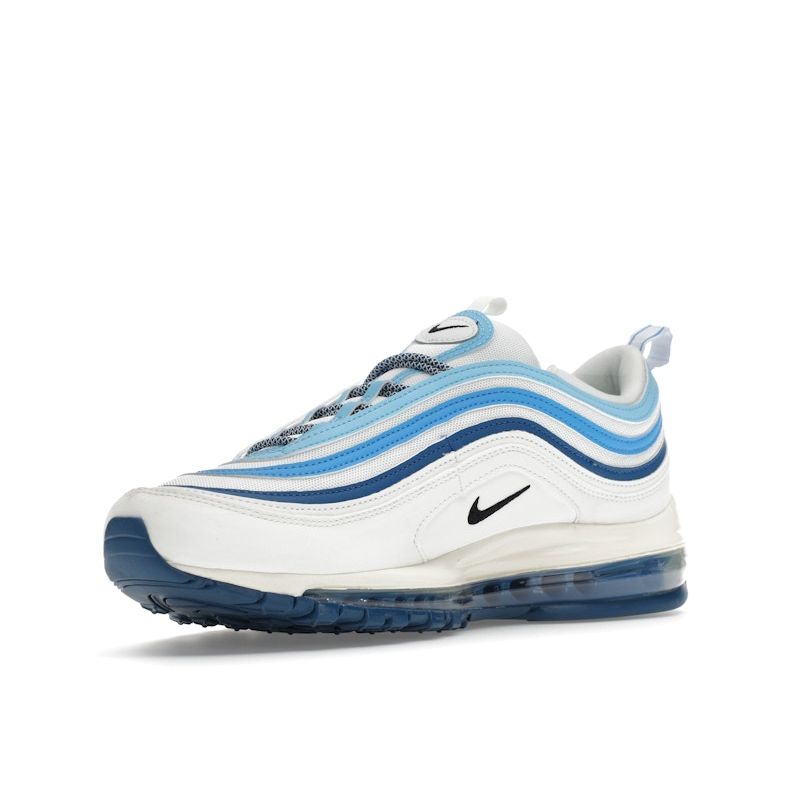 Nike Air Max 97 Azzurro Ghiaccio Sneakers Uomo Bianco Foto-Azzurro FN6957-100