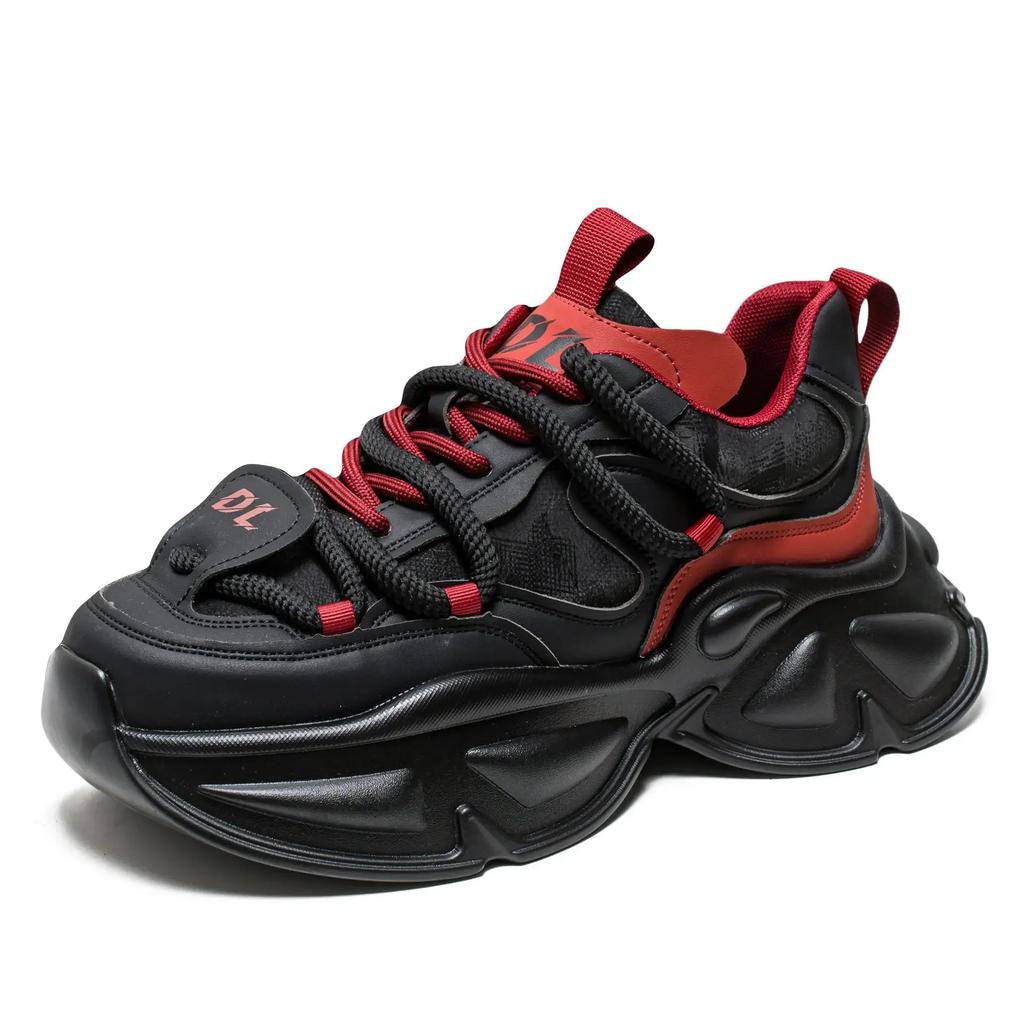 Fashion 2025 Spring Autumn New Luxury Men's Sneakers Fashion Versatile Casual Shoes Thick Soled Tall Running Shoes Zapatos Para Hombres