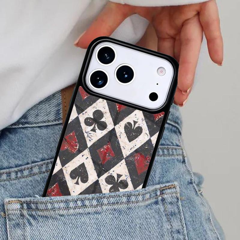 

Карты Казино Туз Пик Чехол для Телефона для iPhone 16e 15 14 13 12 17 Pro Max Plus Air 17pro Чехол iPhone 13 Pro Max