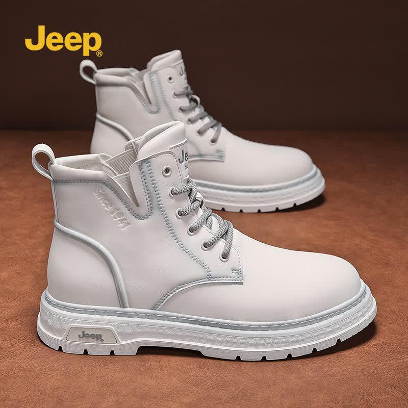 JEEP Men s Retro High-Top Martin Work Boots 42