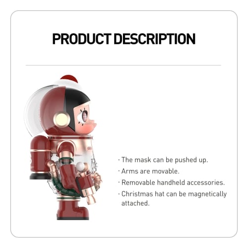 POP MART MEGA Collection 400% SPACE MOLLY Christmas 2024