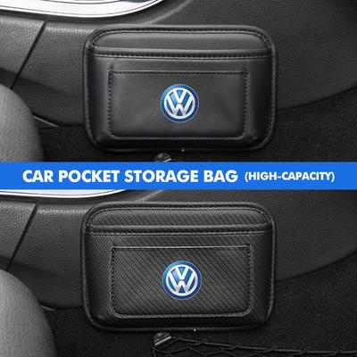 BIG1 For VW Car Storage Pocket Seat Back Side Door Hanging Bag Card Purse Polo Jetta Sagitar Magotan Passat B5 B6 B7 CC