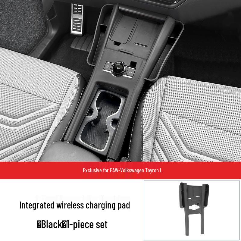 Set Copertura Leva Cambio e Tappetino Antiscivolo per Portabicchieri Volkswagen Tayron L