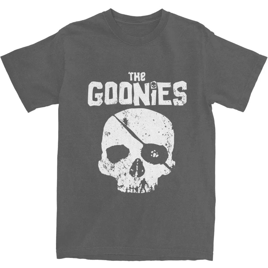 new The Goonies Skull Logo Men Women T Shirts Merchandise Fashion Tee Shirt T-Shirts 100% Cotton Graphic Printing Clothes