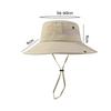 Summer Outdoor Water-Repellent Mountaineering Fisherman Hat Men's Big Head Thin Quick-Drying Hat