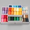 402 Household Hand Sewing Thread Set - 10 Multicolor, 1000 Yards, Cool & Warm Tones, DIY Projects