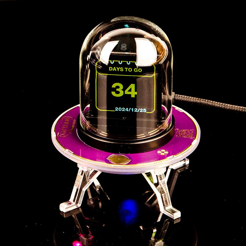 Creative Digital Table Clock with Weather Forecast and Currency Exchange Rate Display for Home Bedroom Desktop Decor OneSize