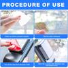 Car Windshield Films Dashboard Camera Sticker Ensures Stable Recording Prevent Slipping For Weather Conditions 10pcs