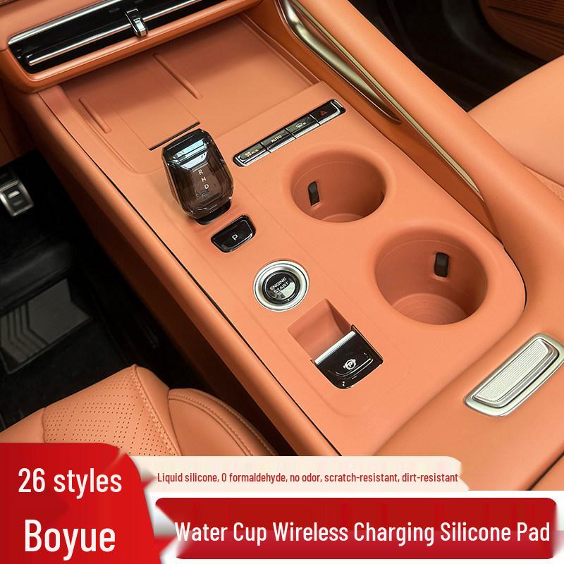 Silicone Protective Pad for Geely Boyue: Fits 26 Models - Gear Shift & Window Button Protection