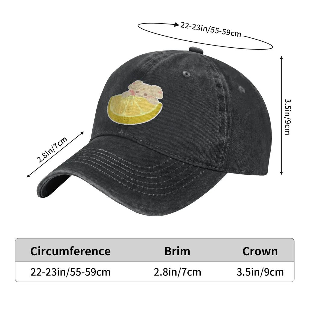 Ateez Aniteez Golden Hour Lemon  Accessories Baseball Caps Unisex WoUnisex Fashion  Hats Cap Adjustable Casquette Dad Hat