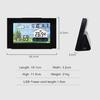 Wireless LCD Screen Multiple Channel Weather Forecast Station With Digital Display Control And 60M Transmission Ranging