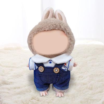 Entzückendes Puppen-Latzhosen-Set für 15 cm Puppen