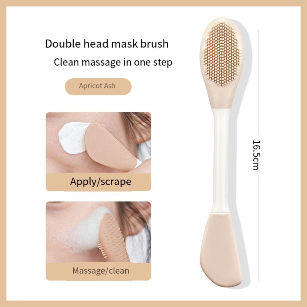 Skin Friendly Silicone Mask Brush Dual-use Massage Cleaning Brushes  Home Makeup Tools