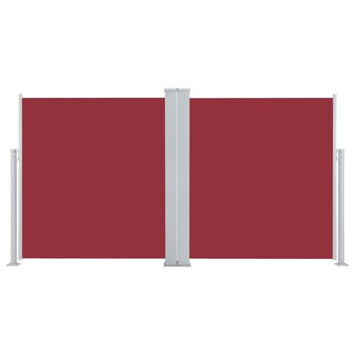 VidaXL Auvent latéral rétractable Rouge 140 x 600 cm