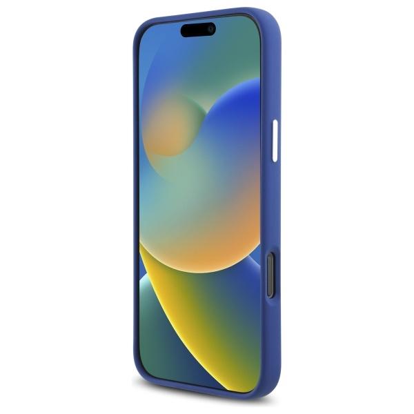 Mercedes Mehmp16X23Sumrv Iphone 16 Pro   Max 6.9 Granatowy/Navy Hardcase Silicone Red Stripe Magsafe