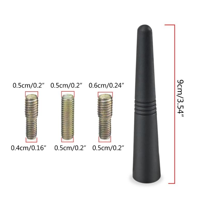 9cm Car Roof Antenna Stereo Radio FM/AM Signal Aerial Universal Amplified Antenna with Screws Auto Repair Accessories