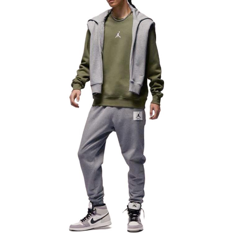 Jordan Sweatshirt Men's Medium Olive Green FV8451-222