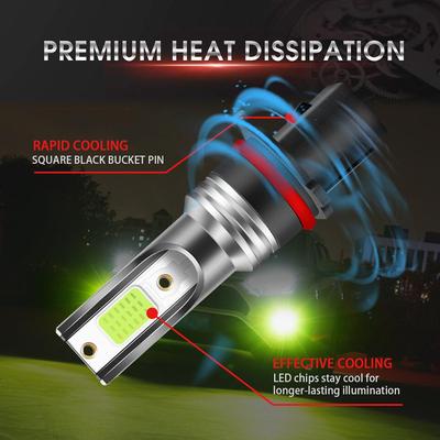 Led Headlight Universal Plug&play 120w 26000lm P13w Car Accessories Lemon Light Superbright Led Car Headlight Lamp Dob Bulb