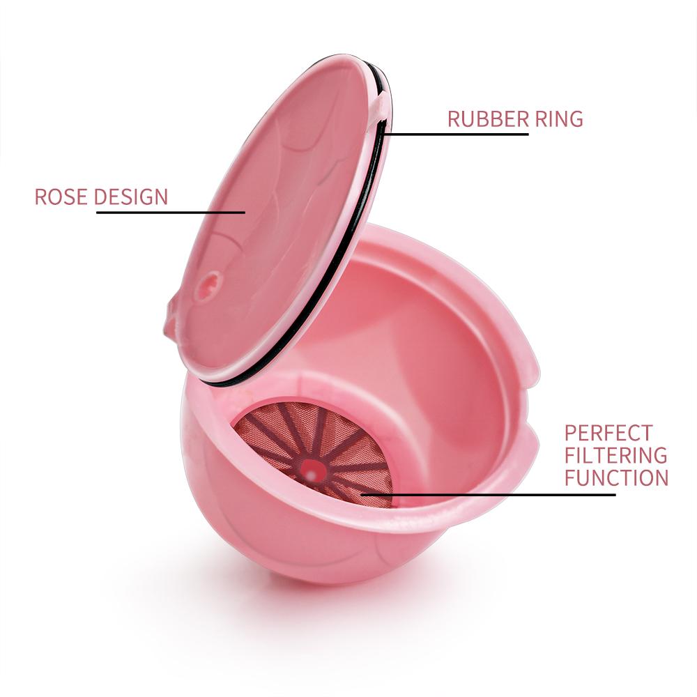 Reusable Coffee Capsule Refillable Coffee Capsules Plastic Coffee Capsule Pods Replacement for Gusto