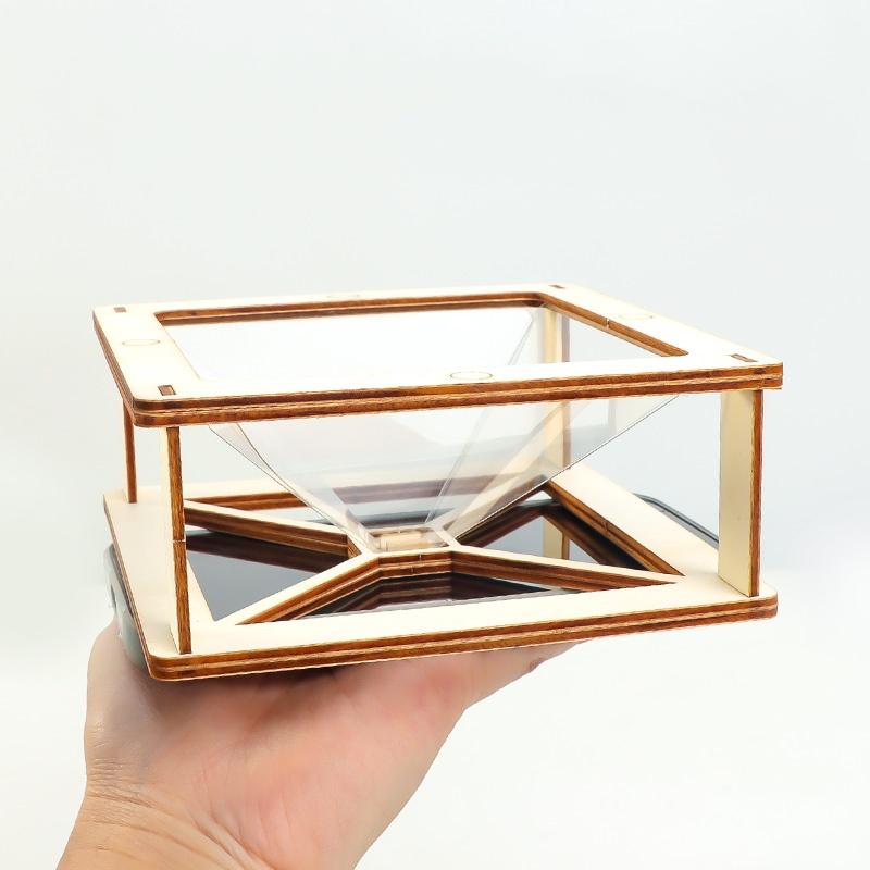 3D Holographic Projection DIY Model Kit - Science & Education Building Toy for Children Kids Gift Toy