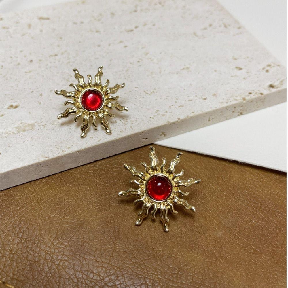 10 szt. DIY Rzemiosło Kamień Szlachetny Słońce Zawieszki Uroczy Kamień Szlachetny Wisiorek Akcesoria Jubilerskie Tworzenie Biżuterii