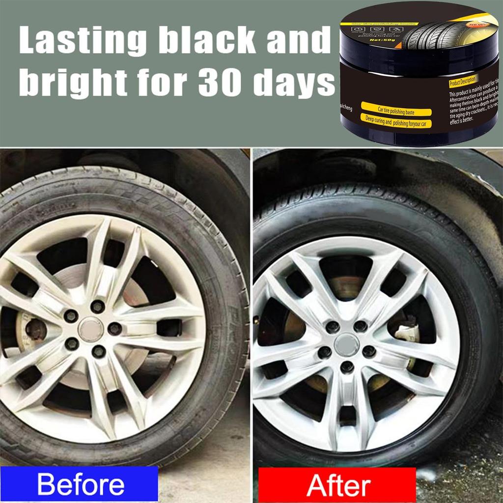 Däck, Hjul - Multifunktionellt Fälg med Svamp - Renoveringskräm Hjulunderhållspasta för Bilstrålkastare