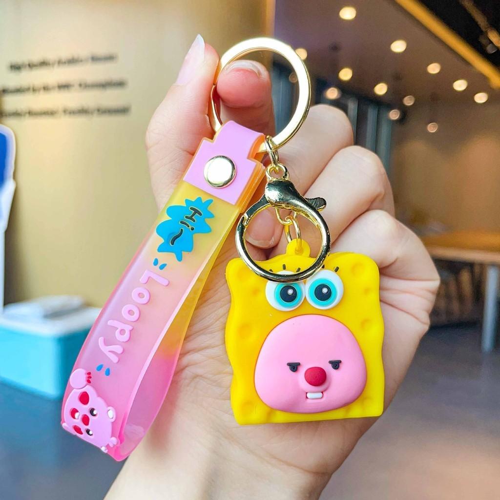 Beaver Keychain Silicone Cartoon Bag Charm Ideal For Birthdays Graduation More And