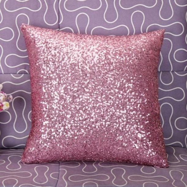 glitter decorative pillows