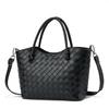 Bag women's 2025 new large-capacity portable shoulder messenger bag high-end fashion women's bag woven bag tide