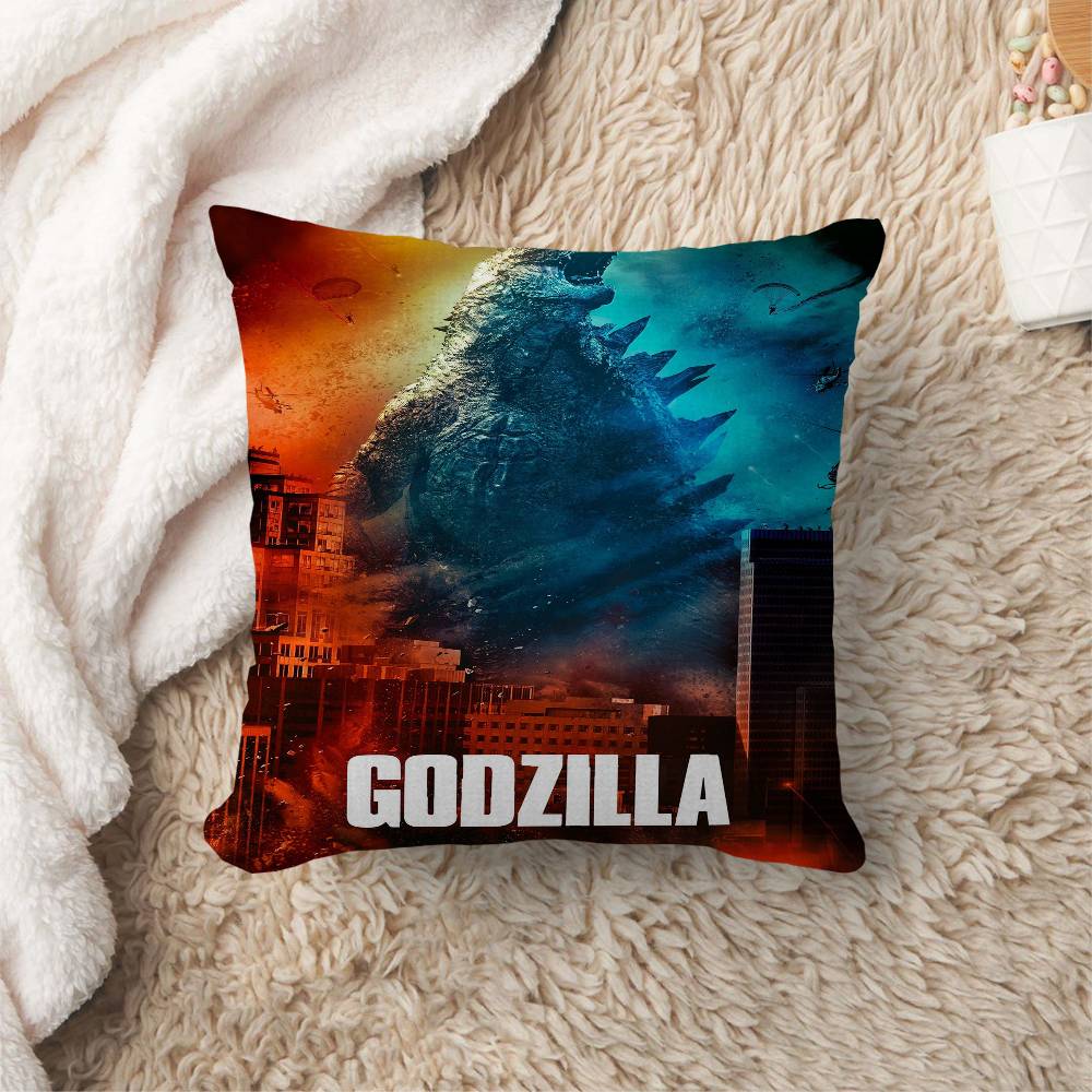 G-Godzillas Anime Pillow Gifts Home Office Furnishings Bedroom Sofa Car Cushion Cover Case 45x45cm