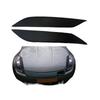 Makdf Lamp Eyelid Front Headlight Cover Sticker Fit Nissan 350Z 2003-2006 350Z Z33 Headlight Eyebrow Protector