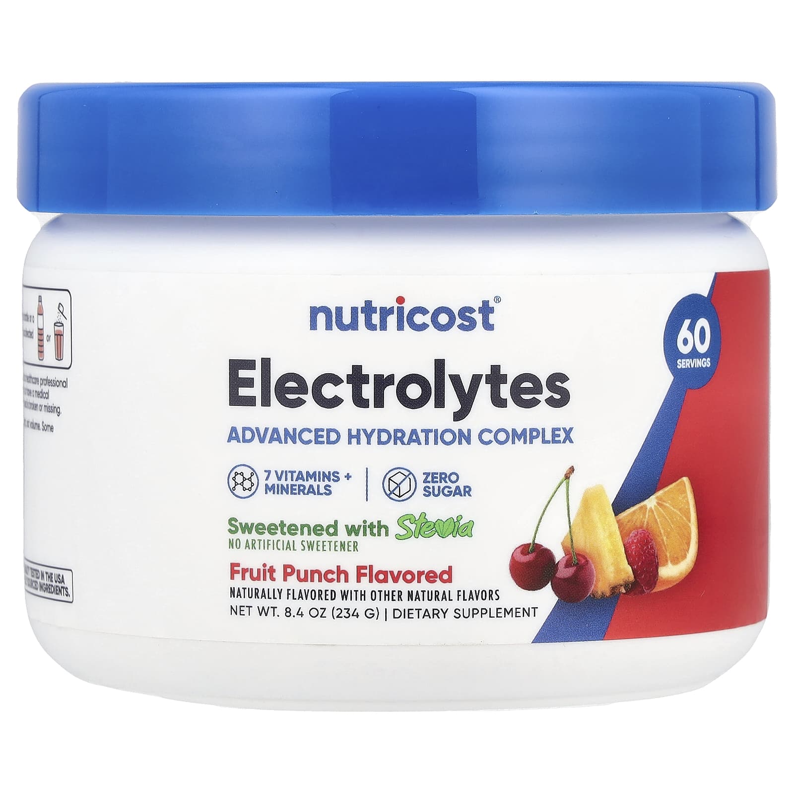 

Electrolyte, Advanced Hydration Complex, Fruit Punch, 234G(8.4Oz)