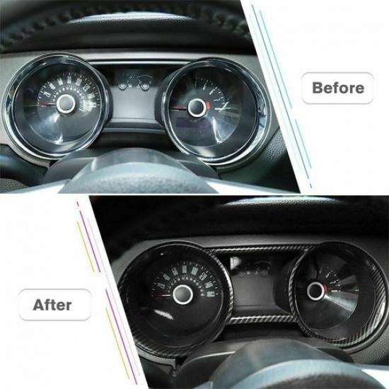 Carbon Center Console Dashboard trument for Ford Mustang 2010-14 Carbon Fiber