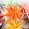Props Nine Pointed Star for Party,Wedding,Christmas Hanging Paper Stars Party Decor Hanging Ornaments Paper Flower Crafts