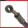Universal Black 55cm Brake Hose Oil Fuel Line Tube for Motorcycle Pack of 1