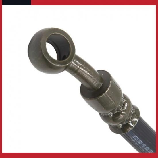 Universal Black 55cm Brake Hose Oil Fuel Line Tube for Motorcycle Pack of 1