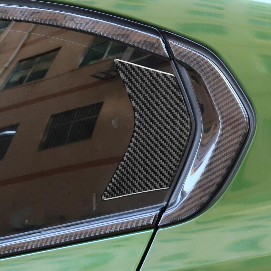 Real Carbon Fiber Exterior Rear Window Cover Trim For BMW 3 Series G20 G28 19-24