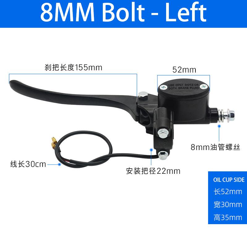 Motorcycle Brake Pump Front Master Cylinder Hydraulic Lever For Electric Scooter Dirt Pit Bike ATV Quad For Yamaha Suzuki Honda