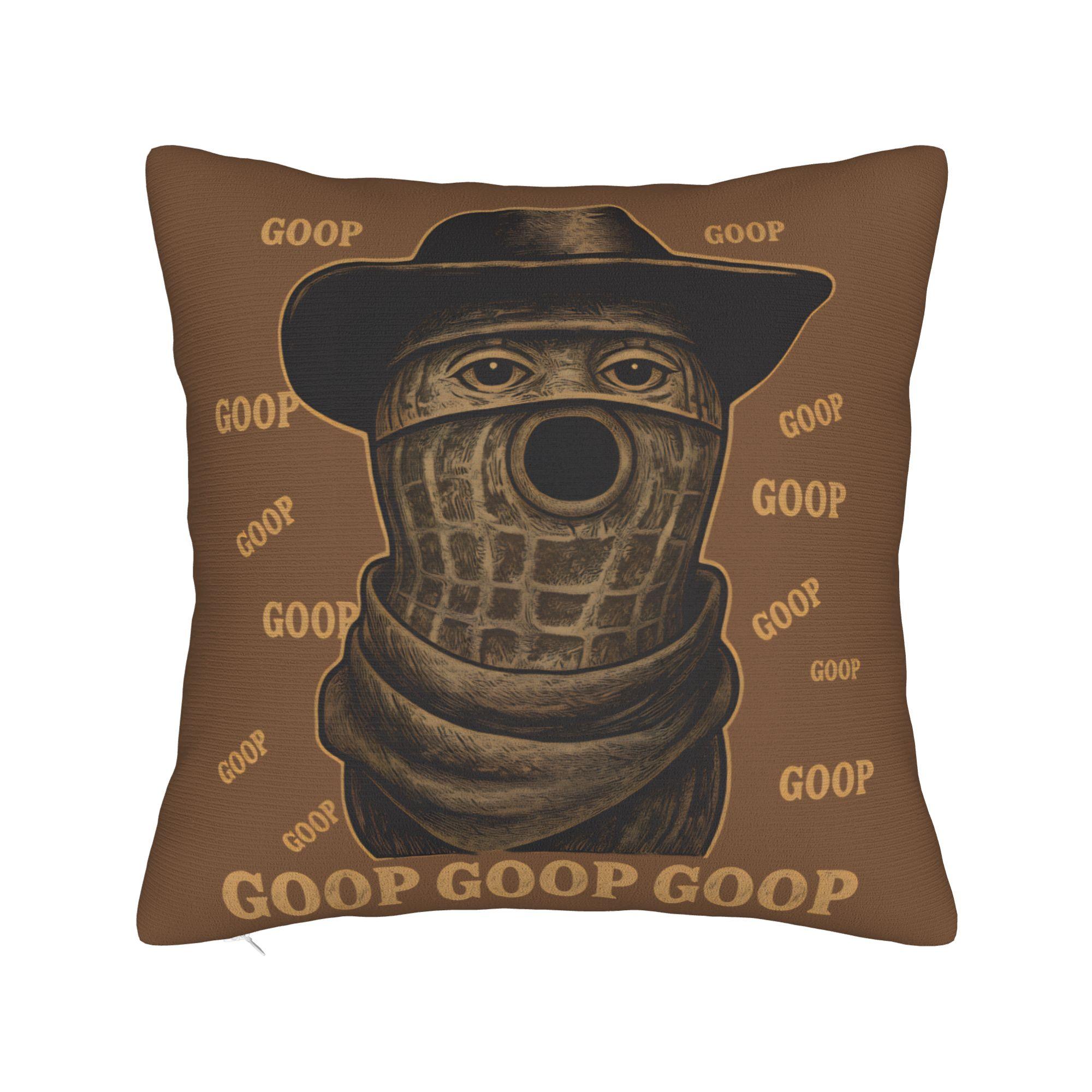 

Funny The Burnt Peanut GOOP Bungulator Pillow Case Fashion Pillow Cover Comfy Pillowcases For Living Room Chair 12x12Inch