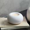 Ceramic Candle Holder Round Stick Candlestick Scented Candle Stand Matching Cup Candle Stick Holder Home Decoration Accessories