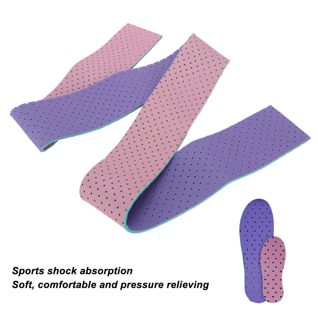 Self Cut Insoles Breathable Mesh Shock Absorption Comfortable Self Cut Sport Shoes Insoles Pad for Women Men