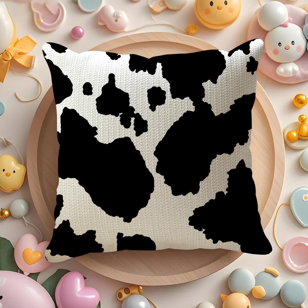 Black And White Minimalist Style Pillow Case Sofa Living Room Bedroom Headboard Backrest Cushion Square Cushion