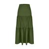 Gonna Lunga Estiva da Donna Boho con Volant a Strati Elastica in Vita Alta Svasata Casual A-line Lunga