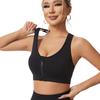 Zipper Sports Shockproof Bra Women Gather Underwear For Sporty Women Plus Size Bodybuilding Running Yoga Sports Bra Vest