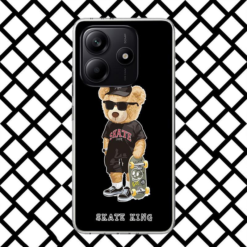 Baron Filou Trend Leisure Bear Phone Case for Xiaomi Redmi Note 15 14 14S 13 12 12S 11 Pro Plus 11E 11T 11S 10S 5G Soft Cover Fu
