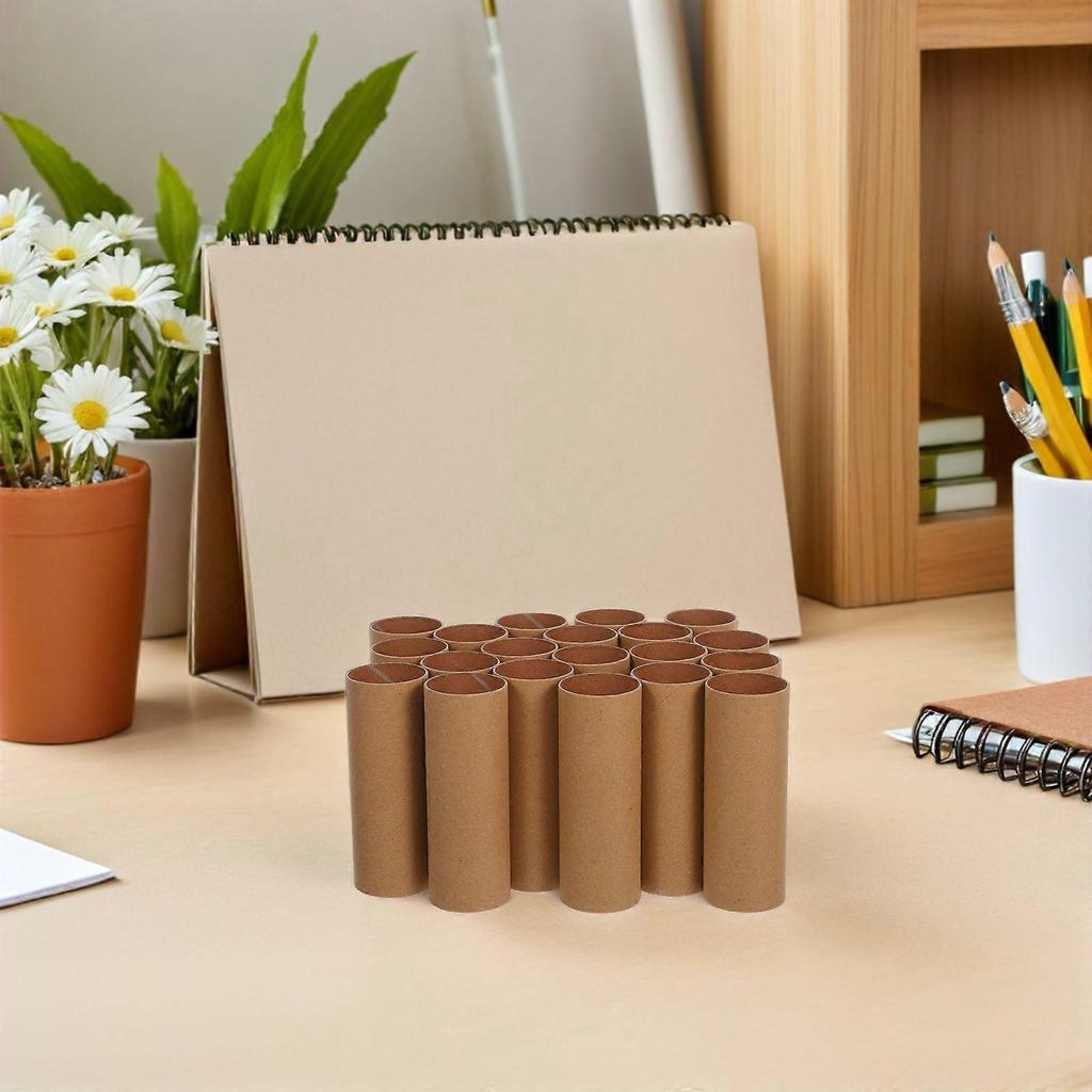 30pcs Cardboard Tubes For Craft: 4.32x1.57 Inches - Diy Empty Toilet Paper Rolls - Craft Round Tubes For Kids School Classrooms Diy Art Supplies